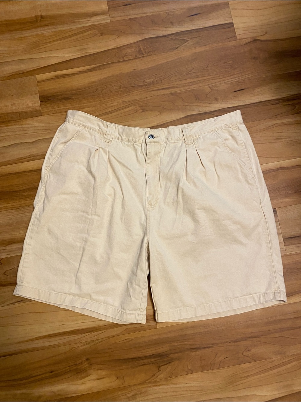 West Marine Men's Flat Front Cotton Shorts — Cream